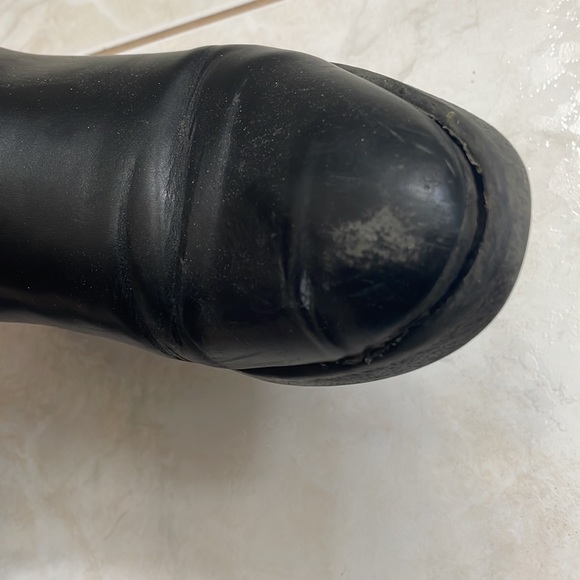 Chunky black Zara booties with pointed toe - Picture 12 of 14